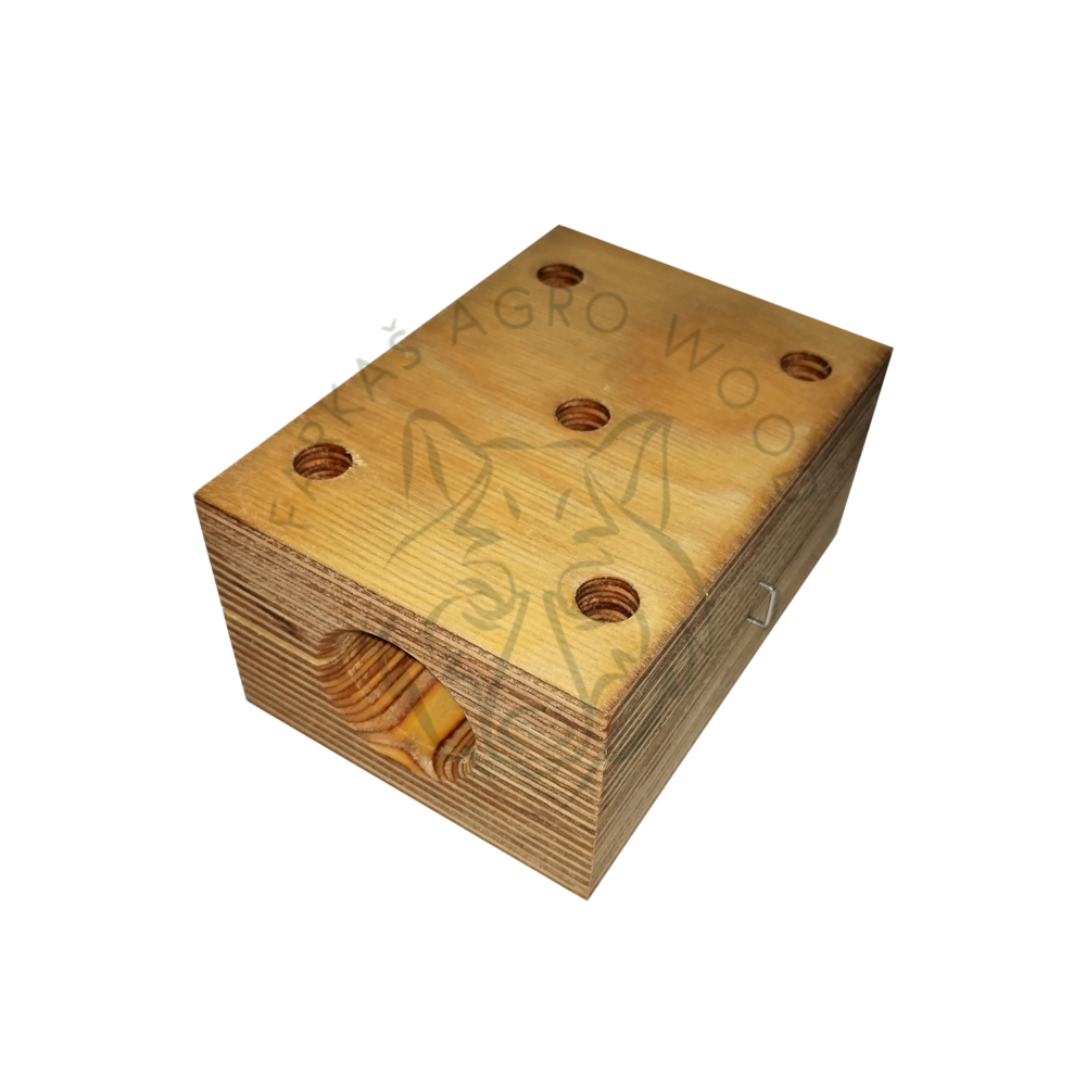 ZMAJ 131,132,133 99,5x78x60mm  fi30 Drveni lezaj slamotresa-šper
