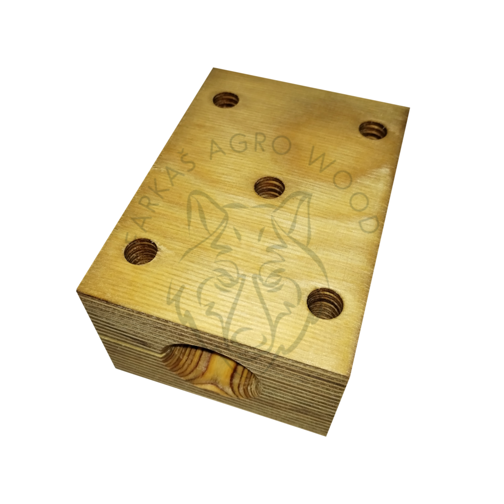Zmaj 141,142,143  119,5x85x60 mm fi32 Drveni lezaj slamotresa-šper